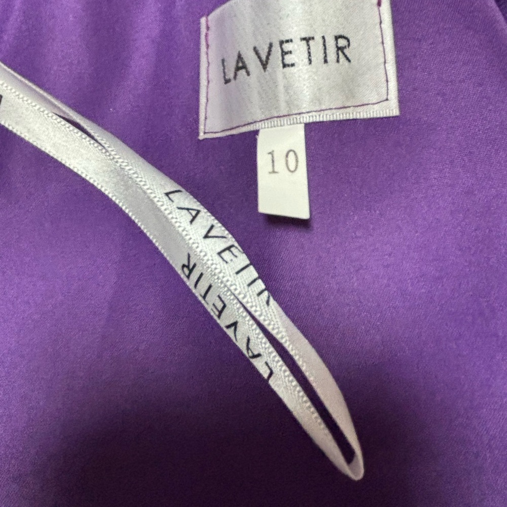 NWT! Elegant Halter Purple Evening/Bridesmaid Gown - Picture 7 of 10